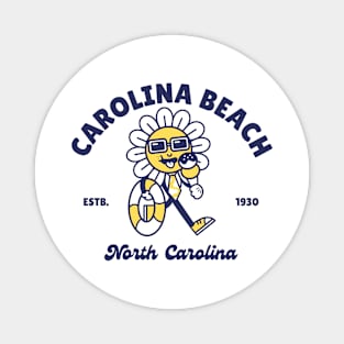 Carolina Beach, NC Flower Fun in the Sun Magnet